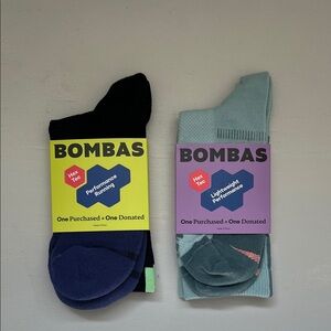 Bombas Half Calf Socks - Size Large NWT